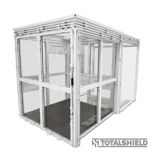Containment room manufactured by TotalShield.